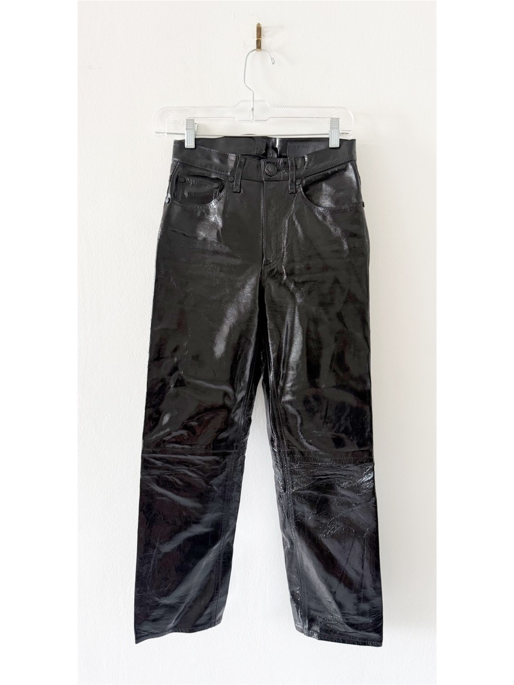Rag & Bone Pig Skin Patent Leather Pants Size 23